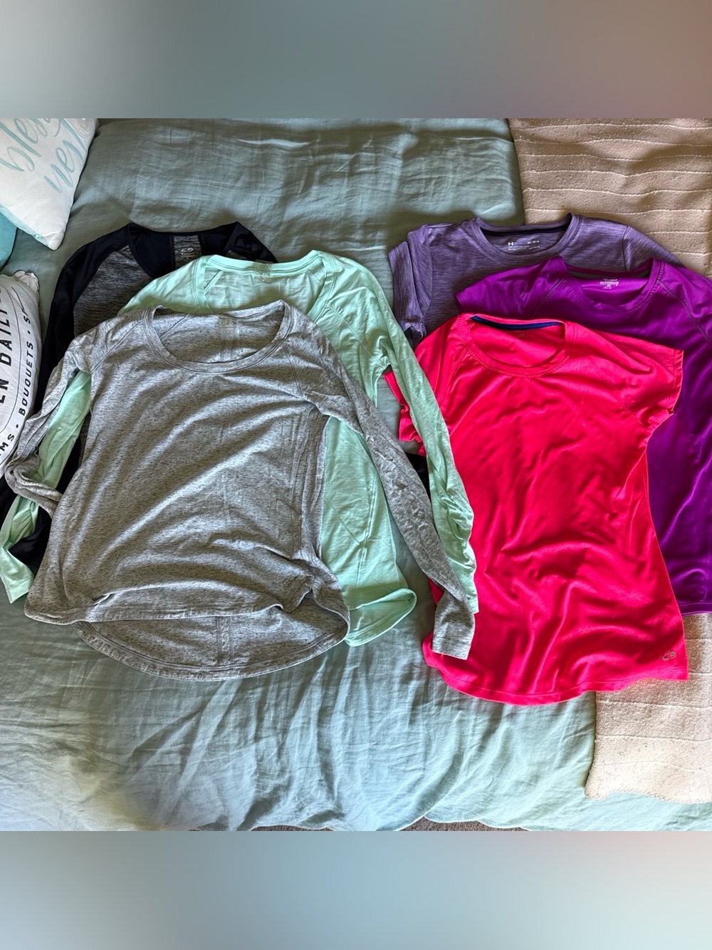 6 Piece Lot - Women’s Medium Workout Shirts